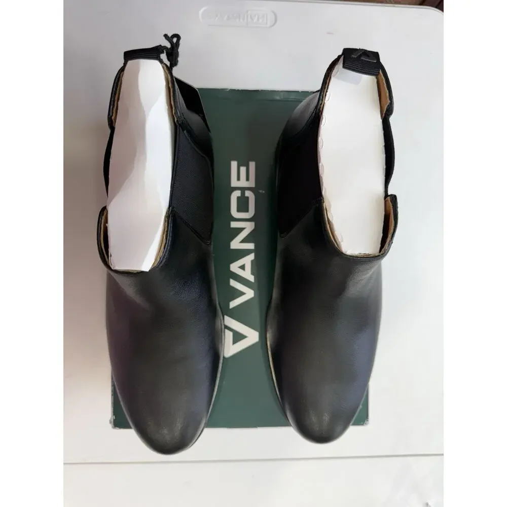 Vance Co. Josiah Men’s Black Chelsea Ankle Boots Size 9.5 Dress Casual NEW
